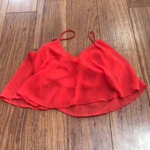 Red tank top excellent condition